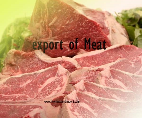 How to export Meat and Edible Meat Offal